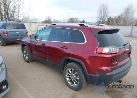 2019 Jeep Cherokee Latitude Plus 4X4 z USA, uszkodzony, nr VIN 1C4PJMLN5KD142723